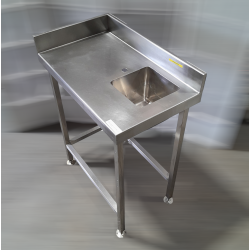 Used Stainless Steel Bench with Hand Wash Sink