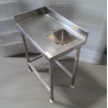 Used Stainless Steel Bench with Hand Wash Sink