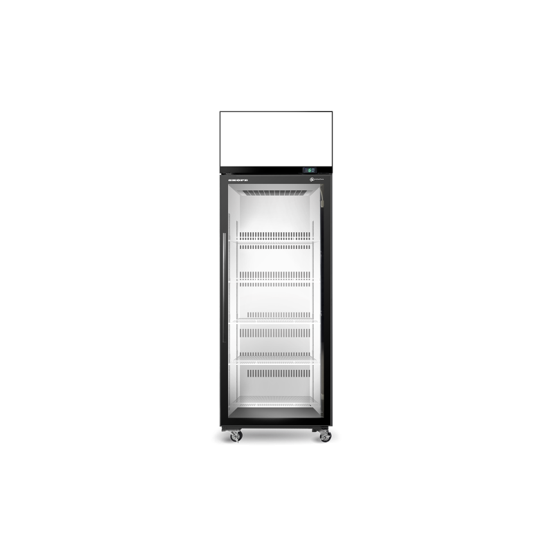 Skope  SKFT650N-AC 1 Glass Door Upright Display or Storage Freezer, Lit Sign