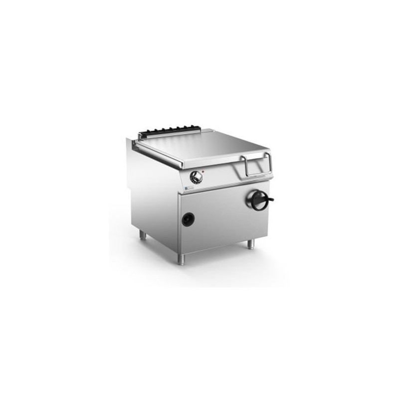 Mareno ANBR98GI-NG 90 Series Bratt Pan Stainless Steel Base 80L Hand Tilt 800mm Wide Nat Gas