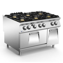 Mareno ANC9FG12G52-NG 90 Series 6 Burner Gas Cook Top w Oven Range 1200mm Wide Nat Gas