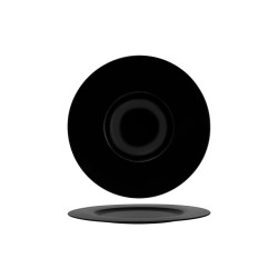 Notte Black Round Plate...