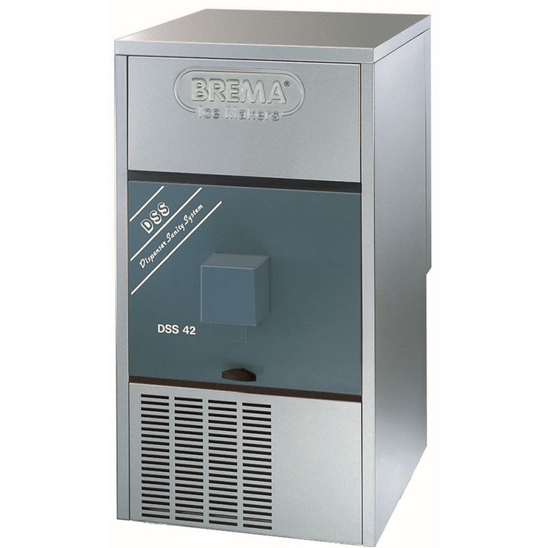 Brema DSS42A 13G Ice Maker with Push-Button Dispenser and Bin. 44Kg Production 12Kg Storage