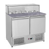 Thermaster GNS900E Two Door Salad Marble Prep Top