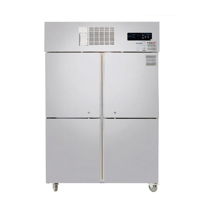 Thermaster SUF1000 TROPICAL Thermaster 4 x Half door SS Freezer