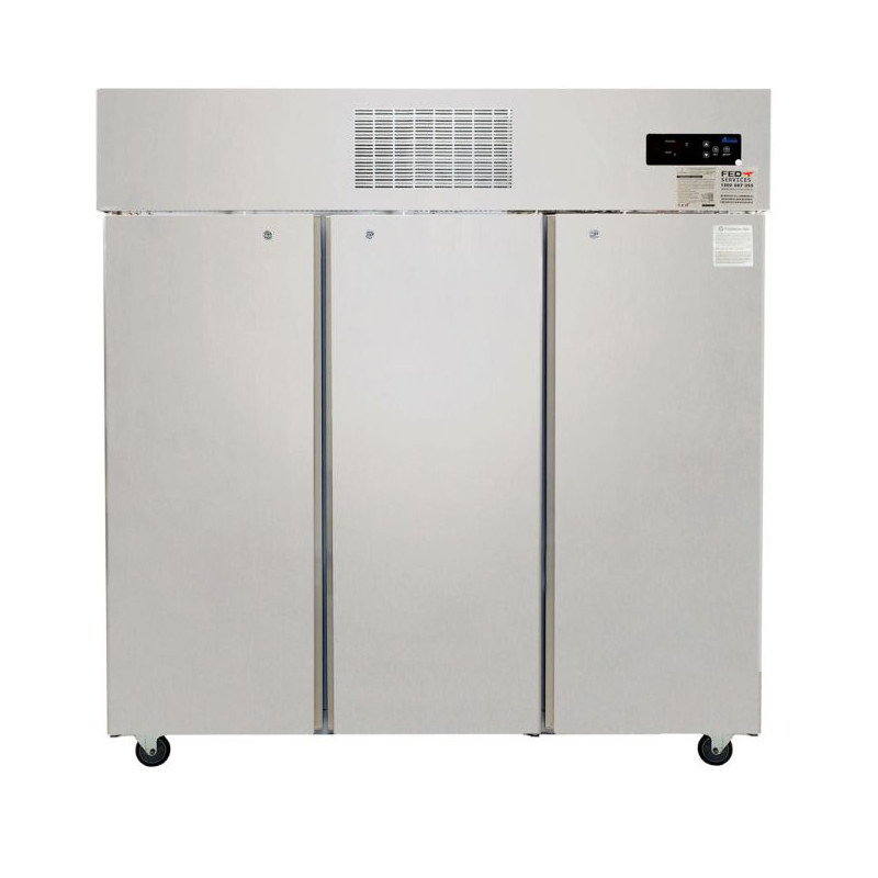 Thermaster SUF1500 Three Door SS Upright Storage Freezer