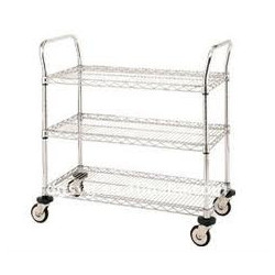 Stainless Steel Wire Service Trolleys 
