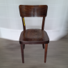 Used Thonet Dark Oak Rombus Cafe Chairs