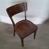 Used Thonet Dark Oak Rombus Cafe Chairs