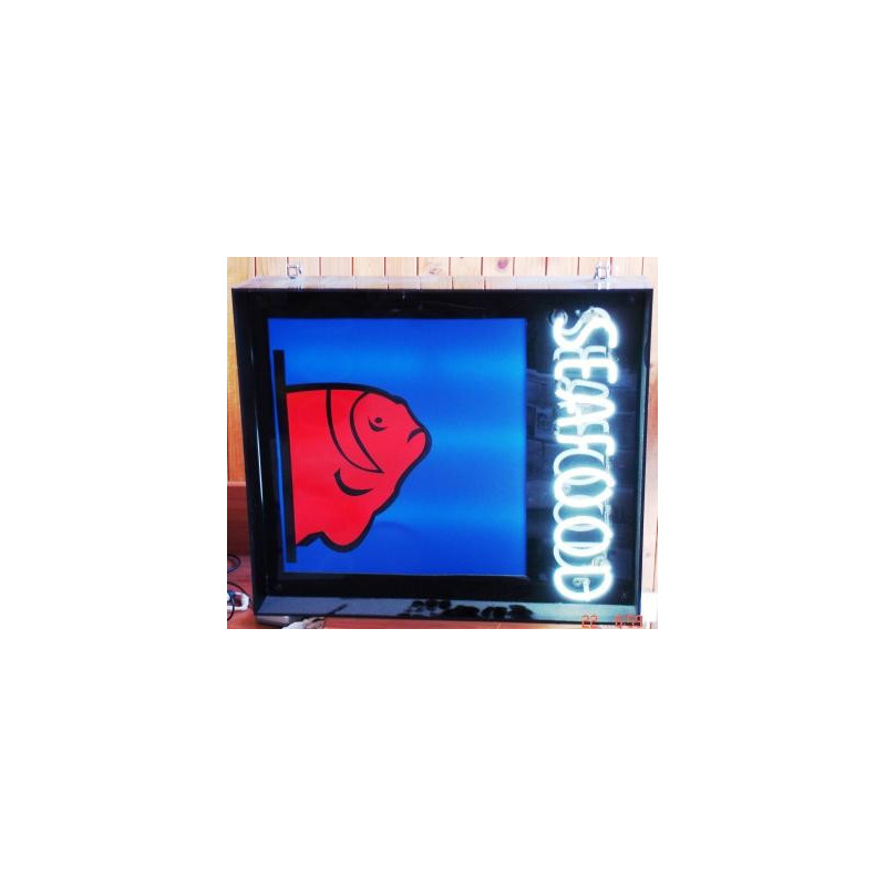 SEAFOOD SIGN BOX/ ADVERT