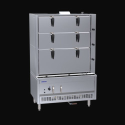 Luus SCM-120 1200mm 3 Deck Steam Cabinet