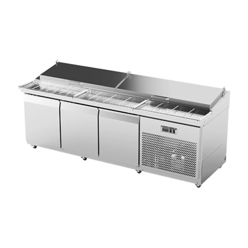 Airex AXR.PM.2450 3 x Solid Doors 13 x GN Pizza Preparation Benches