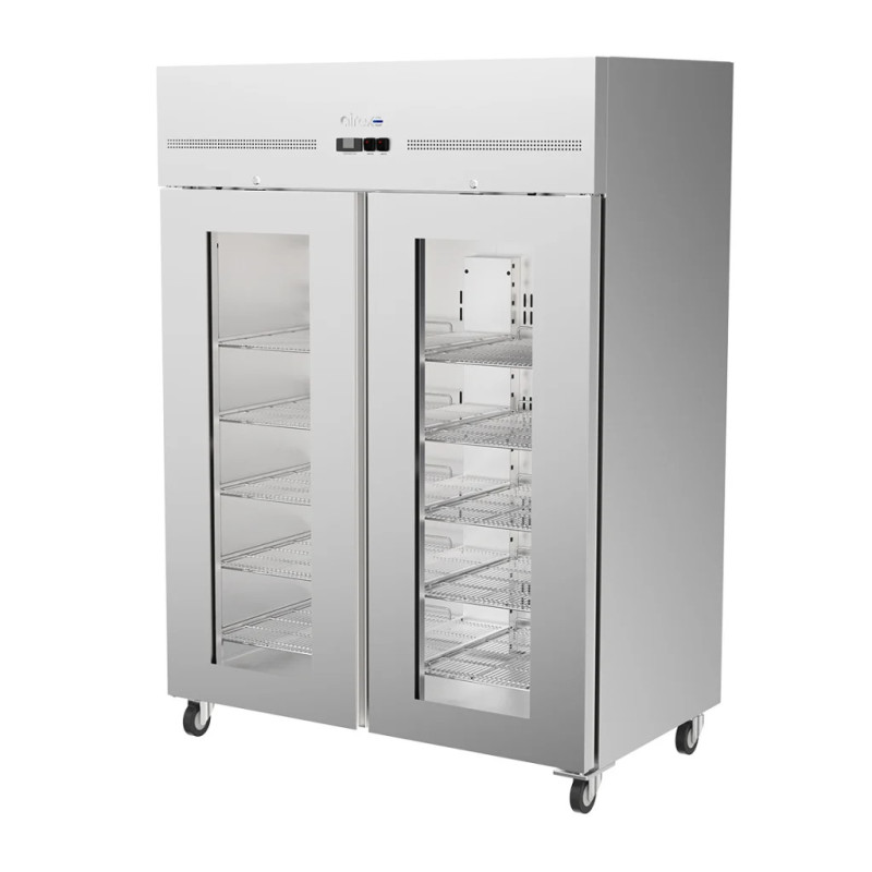 Airex AXR.URGN.2G 2 x Glass Doors, 2/1 GN Refrigerator 
  - 814 Litres Upright