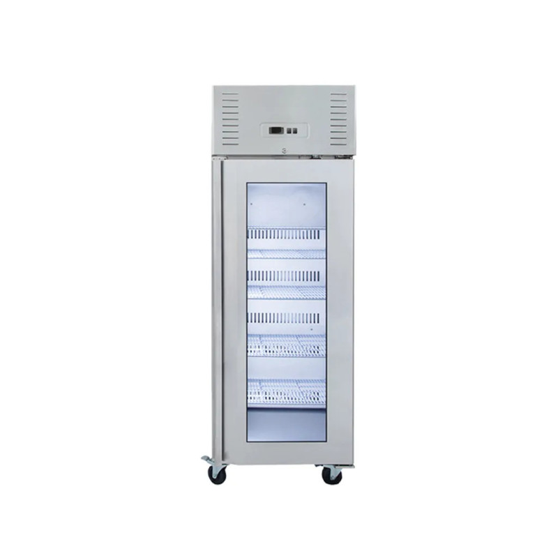 Airex AXR.URGN.1G 1 x Glass Door, 2/1 GN Refrigerator 
  - 369 Litres Upright