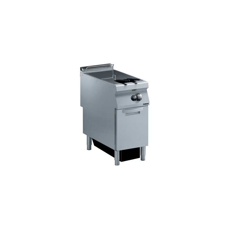 Zanussi 392331 Gas 400mm Single Well 23L Freestanding V-Shaped Deep Fryer