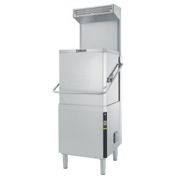 Zanussi 504272 Premium Hood Type Passthrough Dishwasher with Auto Deliming, Advanced Filtering and ESD Hood