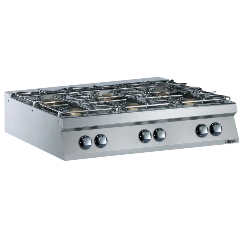 Zanussi 392012 Gas 1200mm 6 Open Burner 36mj Boiling Top