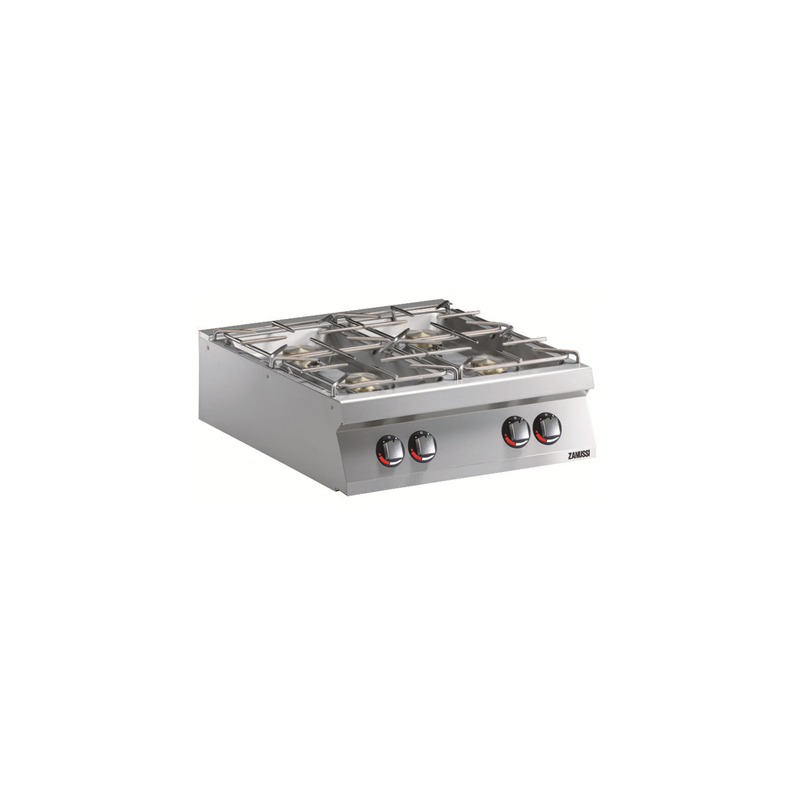 Zanussi 392003 Gas 800mm 4 Open Burner 36mj Boiling Top