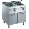 Zanussi 372085 Electric 800mm Twin Well 2 x 14L Freestanding Tube Deep Fryer