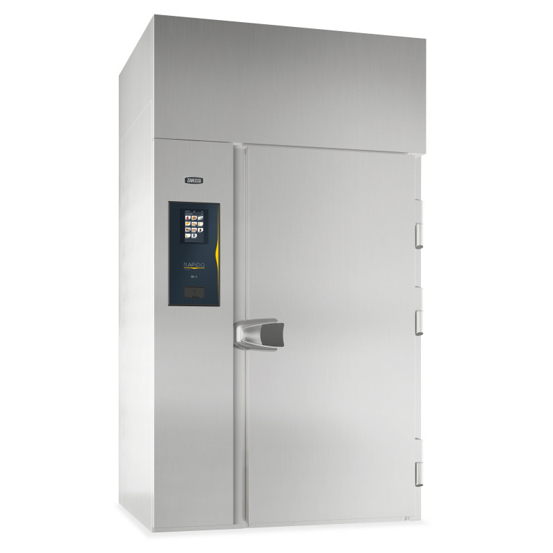 Zanussi 110561 Rapido 20 GN 2/1 200/170KG Roll-In Blast Chiller with Touch Screen - (RRR), Floor Ramp