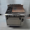 Used Trueheat R90-2-60GR Oven Range With 2 Open Burners and 600mm Griddle