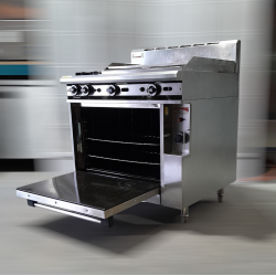 Used Trueheat R90-2-60GR Oven Range With 2 Open Burners and 600mm Griddle