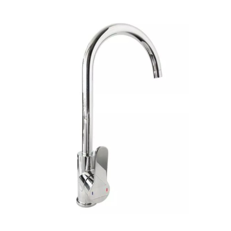 Jetstream  JET3000D  s/s deck mounted gooseneck tap with single lever flow & temp control