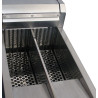 Austheat AF822 Freestanding Electric Fryer, two tanks