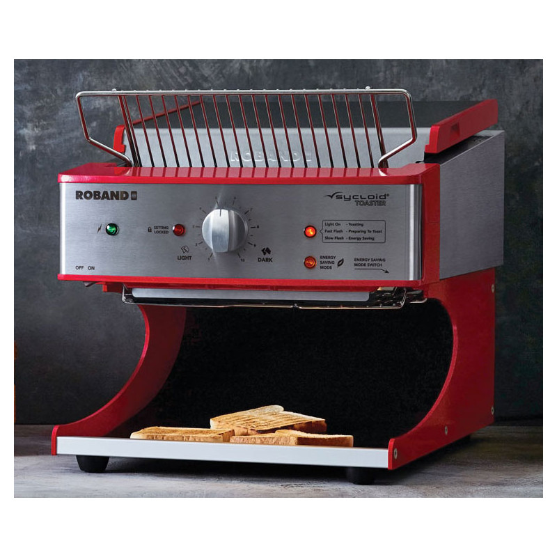 Roband ST500AR   Sycloid Toaster red, 500 slices/HR