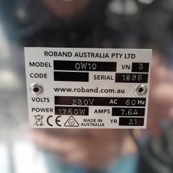 Used Roband CW10 Multi-Function Chip Warmer