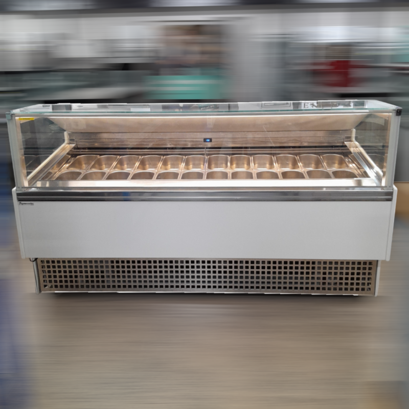 Used Frigomeccanica Twin EVO24 H12 Gelato Display Freezer 24 Tub