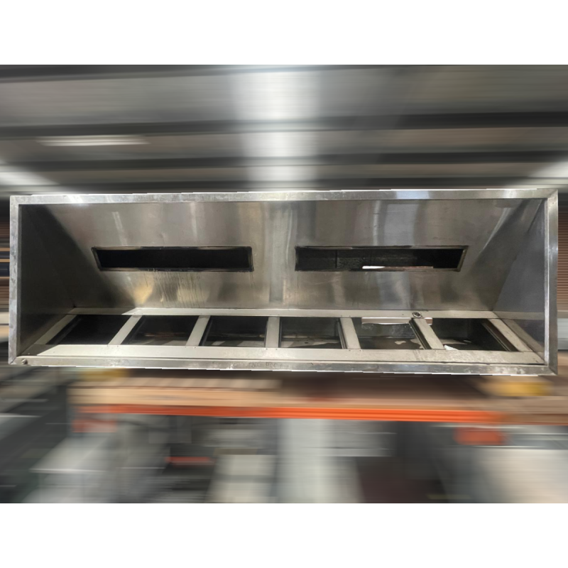 Used Commercial 6 filter canopy Shell Only 3700 x1200 x 800