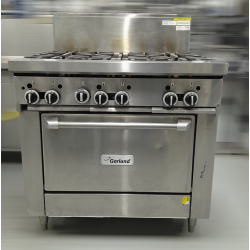 Ex-Demo Garland GF36-6R-LP Restaurant Range 900mm Wide 6 Burner Oven LPG Gas - ST23/5-N-K361