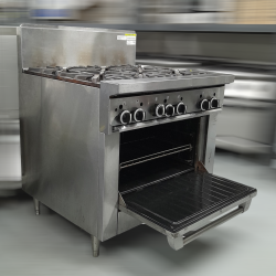 Ex-Demo Garland GF36-6R-LP Restaurant Range 900mm Wide 6 Burner Oven LPG Gas - ST23/5-N-K361