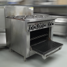 Ex-Demo Garland GF36-6R-LP Restaurant Range 900mm Wide 6 Burner Oven LPG Gas - ST23/5-N-K361