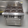 Ex-Demo Garland GF36-6R-LP Restaurant Range 900mm Wide 6 Burner Oven LPG Gas - ST23/5-N-K361