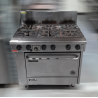 Used  Goldstein PF628 6 Burner Gas Range With Gas Static Oven - ST25UK40