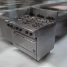 Used  Goldstein PF628 6 Burner Gas Range With Gas Static Oven - ST25UK40