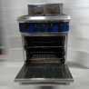 Used Blue Seal G504D 4 Burner Range with Static Oven - ST25UK65