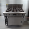 Used Goldstein PE6R28FF Electric 6 Burner Range With Fan Forced Oven - ST25UK34