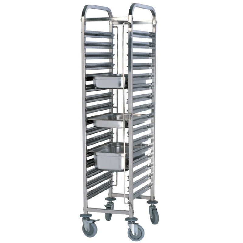 TRS0015 Stainless Steel 15 Tier GN Trolley