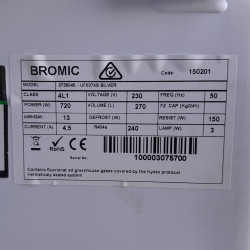 Used Bromic UF0374S-NR Upright Display Freezer - ST25UK66