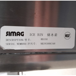 Used Simag SVD222A on RB150 Modular Ice Machine Both Bin And Head - ST25UK89