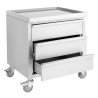 MDS-6-700 Mobile Work Stand with 3 Drawers