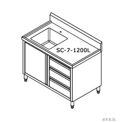 SC-7-1200L-H CABINET WITH...