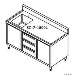 SC-7-1800L-H CABINET WITH...