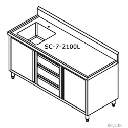 SC-7-2100L-H CABINET WITH...