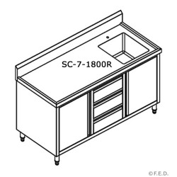 SC-7-1800R-H CABINET WITH...