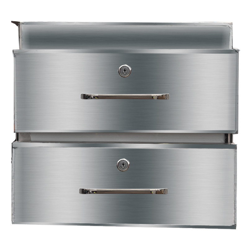 Stainless Steel Double Drawer 480x503x410 DR-02/A