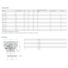 21" Vertical Exhaust Canopy Motor, Single Phase, 240V, Model: V53-756-SP